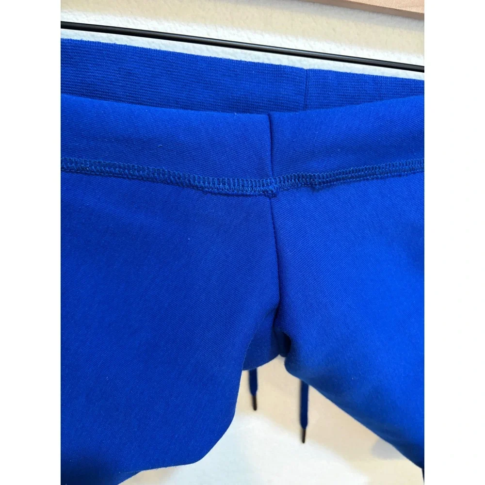Polo Ralph Lauren Sweatpants Mens L Blue Joggers Tapered Fleece Pony Logo Stripe